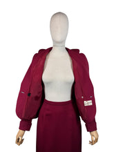 Load image into Gallery viewer, Original 1940’s Richard’s Shops Burgundy Red Wool Suit - Bust 36