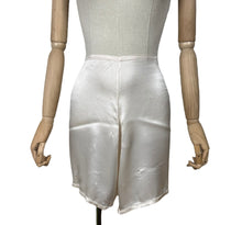 Load image into Gallery viewer, Original 1940's Pale Blush Tap Pants - French Knickers - with Button Fastening - Waist 36 37