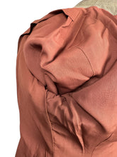 Load image into Gallery viewer, Original Late 1940's Two Tone Brown Edge to Edge Jacket with Double Button Closure by Jaunty Junior - Bust 36 37 - AS IS