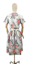 Load image into Gallery viewer, 1950's Horrockses Belted Dress and Bolero Set with Pockets - Bust 34"  Waist 25" *