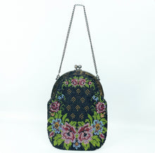 Load image into Gallery viewer, Stunning Edwardian Era Beaded Evening Purse with Floral Design - Fabulous Bag