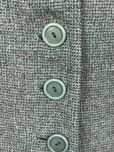 Load image into Gallery viewer, Original 1940's Green, Grey and Black Wool Tweed Jacket - Bust 38 40