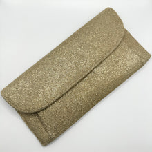 Load image into Gallery viewer, Original 1950's Soft Gold Glitter Clutch Bag - Perfect Evening Bag