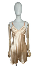 Load image into Gallery viewer, Original 1940’s CC41 Peach Coloured Satin Step In with Embroidery - Bust 34” *