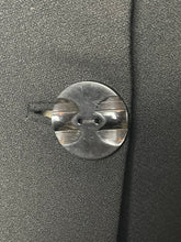 Load image into Gallery viewer, Original 1940's 'Created in Hollywood by Paramount' Black Wool Suit with Soutache Detail and Single Button Fastening - Bust 36 38 *