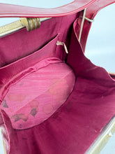 Load image into Gallery viewer, Wounded Original 1950's St Michael Red Faux Leather Box Bag