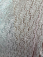 Load image into Gallery viewer, Original 1930's Pretty Pink and Blue Lace Full Length Belted Evening Dress - Bust 30 32