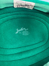 Load image into Gallery viewer, Original 1950's Vibrant Kelly Green Felt Hat by Jacoll