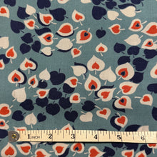 Load image into Gallery viewer, Original 1940's Red, White and Blue Linen Dressmaking Fabric - 35" x 140"