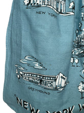 Load image into Gallery viewer, Original 1960's Blue, Black and White Cotton Pinny from New York World's Fair 1964 1965 - Waist 26 *