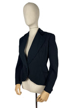 Load image into Gallery viewer, Original 1940's Crayson Model Black Fitted Jacket Covered Entirely in Soutache - Bust 36 38 *
