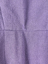 Load image into Gallery viewer, Original Volup 1950's Lavender Blue Beaded Wool Dress with Bow Belt - Bust 40 42 *