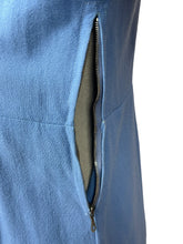 Load image into Gallery viewer, Original Late 1940's Cornflower Blue Lightweight Wool Day Dress - Bust 34 35