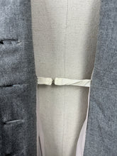 Load image into Gallery viewer, Original 1940's Grey Wool Princess Coat with Gorgeous Back Detail - Bust 36 37