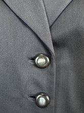 Load image into Gallery viewer, Volup Original 1940's Dark Blue Wool Jacket by Jaclane of California - Bust 40 42
