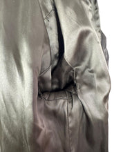 Load image into Gallery viewer, Original 1950's Volup Rensor Green Herringbone Wool Coat with Huge Faux Fur Collar - Bust 42 44