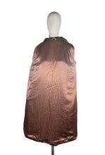 Load image into Gallery viewer, Original 1950's Leopard Print Faux Fur Coat with Contrast Collar and Cuffs - Bust 40 42