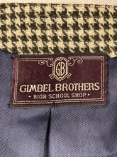 Load image into Gallery viewer, Original 1940’s Gimbel Brothers Black and White Check Jacket - Bust 36 38