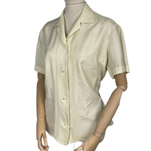 Load image into Gallery viewer, Original 1940's 1950's Pure Silk Blouse with Pin Tuck Detail - Bust 40" *