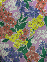 Load image into Gallery viewer, Original Volup 1940's CC41 Rayon Silk Floral Apron by Conquestor