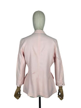 Load image into Gallery viewer, Wounded But Wearable Original 1940's Wonderkool Pale Pink Linen Jacket - Bust 36 37