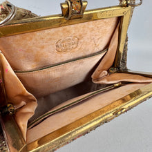 Load image into Gallery viewer, Original 1950's Gold Glitter Vintage Handbag by Waldybag