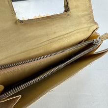 Load image into Gallery viewer, Original 1930's Japanese Painted Leather Tourist Bag with Beautiful Mountains and Temples Scene *