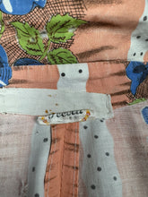 Load image into Gallery viewer, Original 1950's Wounded But Wearable Bright Floral Cotton Dressing Gown - Bust 38 40