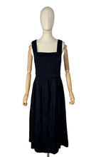 Load image into Gallery viewer, Vintage Austrian Traditional Black Dirndl Dress by Salzburger Trachten Osterreich von Wenger - Bust 34 *
