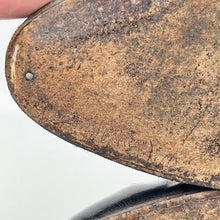 Load image into Gallery viewer, Original 1930's 1940's Navy Leather High Court Shoes - UK 6