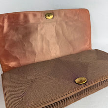 Load image into Gallery viewer, Original 1940's Milk Chocolate Brown Clutch Bag by CORDE *