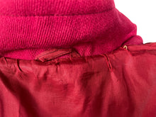 Load image into Gallery viewer, Original 1940's Raspberry Pink Wool Swing Jacket With Pockets - Bust 38 40 42
