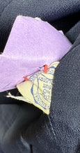 Load image into Gallery viewer, Original 1940's Black and Blue Wool Suit by Styled by Swansdown New York - Bust 34