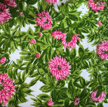 Load image into Gallery viewer, Original 1950's Green and Pink Floral Dress by Peggy Page - Bust 34