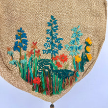 Load image into Gallery viewer, Original Early 20th Century 1910 Embroidered Hessian Bag - Beautiful Antique Handbag