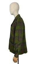 Load image into Gallery viewer, Original 1950’s Pendleton 49er Wool Jacket in Green, Brown and Cream - Bust 40 42