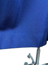 Load image into Gallery viewer, Wounded but Wearable Original 1940's Blue Wool Swagger Coat - Bust 36" 38" *
