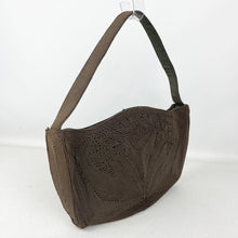 Load image into Gallery viewer, Original 1940's Corde Style Handbag in Chocolate Brown - Neat Little Bag
