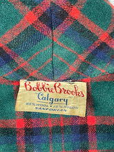 Load image into Gallery viewer, Original 1950's Bobbie Brooks Green, Red, Blue and Black Plaid Cropped Jacket with Pockets - Bust 36 38