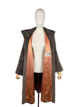 Load image into Gallery viewer, Original 1940's 1950's Faux Fur Coat with Large Single Button Fastening By John Fox