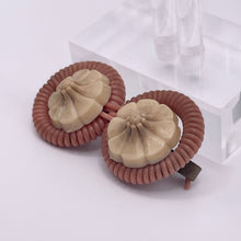 Load image into Gallery viewer, Original 1940's Pale Pink Wartime Make Do and Mend Wire Brooch with Double Button Decoration *