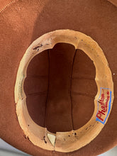 Load image into Gallery viewer, Original 1930's Rust Felt Hat with Grosgrain Bow Trim - Phantom - The Personality Hat *