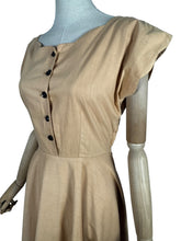 Load image into Gallery viewer, Wounded But Wearable Original 1950's Cotton Day Dress - Bust 36 37 *