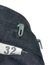 Load image into Gallery viewer, Original 1940's or 1950's Inky Black Satin and Lace Boned Corset with Garter Straps - Bust 32