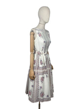 Load image into Gallery viewer, Original 1950’s California Cotton Belted Day Dress - Bust 34 35