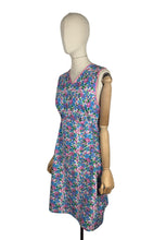 Load image into Gallery viewer, Original 1940's Pink, Blue and White Cotton Apron - Great Chore Dress - Would Make A Great Summer Dress - Bust 34 35