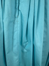 Load image into Gallery viewer, Original 1950's Turquoise Blue Cotton Dress with White Soutache by Carnegie - Bust 32 33 *