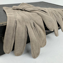 Load image into Gallery viewer, Original 1940's or 1950's Men's Grey Cotton Gloves by Dents Duplex - Size 7 7.5 *