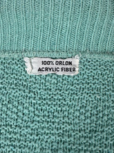 Load image into Gallery viewer, Original 1950's Mint Green Beaded Skirt and Cardigan Knit Set by Orlon - Bust 36