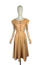 Load image into Gallery viewer, Wounded But Wearable Original 1950's Cotton Day Dress - Bust 36 37 *